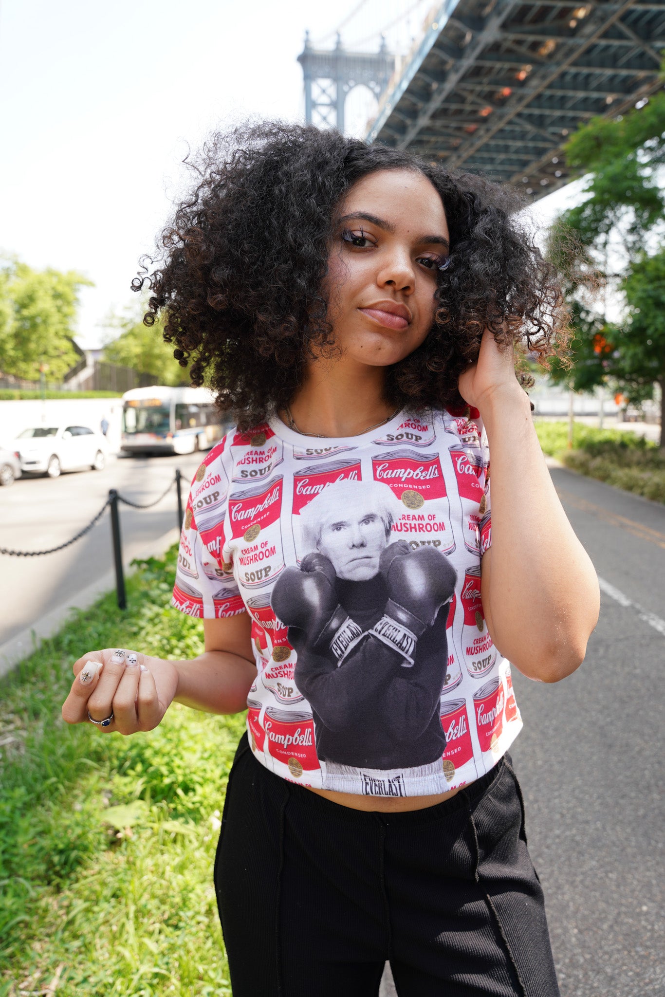 WARHOL - cropped t-shirt