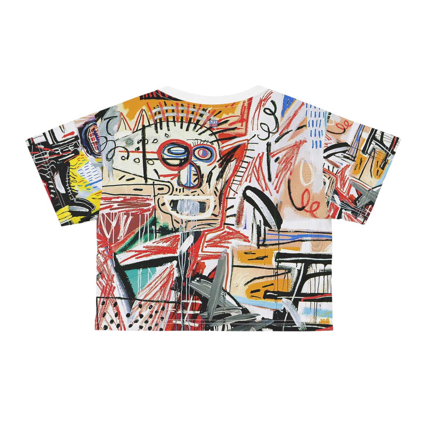 BASQUIAT - Cropped aop t-shirt